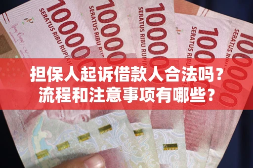 北京担保人起诉借款人合法吗？流程和注意事项有哪些？