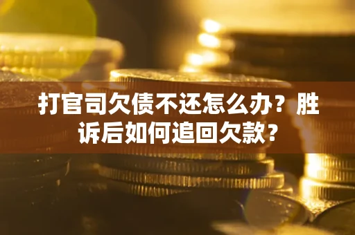 北京打官司欠债不还怎么办？胜诉后如何追回欠款？