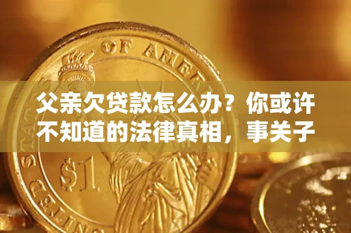 北京父亲欠贷款怎么办？你或许不知道的法律真相，事关子女未来