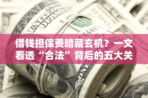 北京借钱担保费暗藏玄机？一文看透“合法”背后的五大关键陷阱