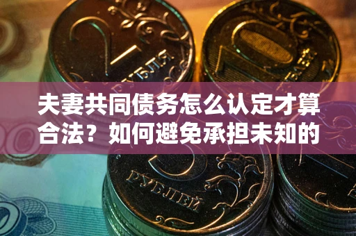 北京夫妻共同债务怎么认定才算合法？如何避免承担未知的债务风险？