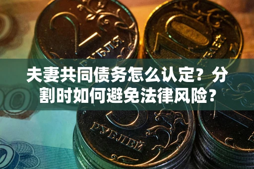 北京夫妻共同债务怎么认定？分割时如何避免法律风险？